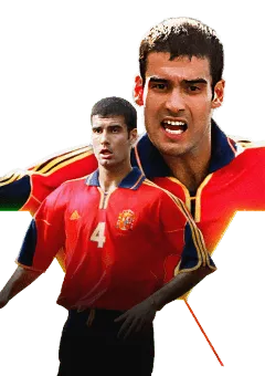 スペイン代表 GUARDIOLA 4番 グアルディオラ Josep Guardiola