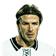 David Beckham player face