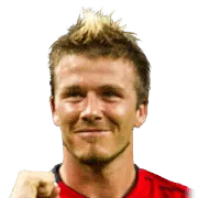 David Beckham player face