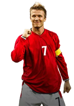 David Beckham player face