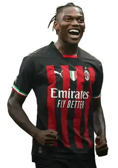 Rafael Leao transparent png render free in 2023